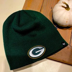 Official gear! Greenbay Packers 47 brand beanie, brand new!